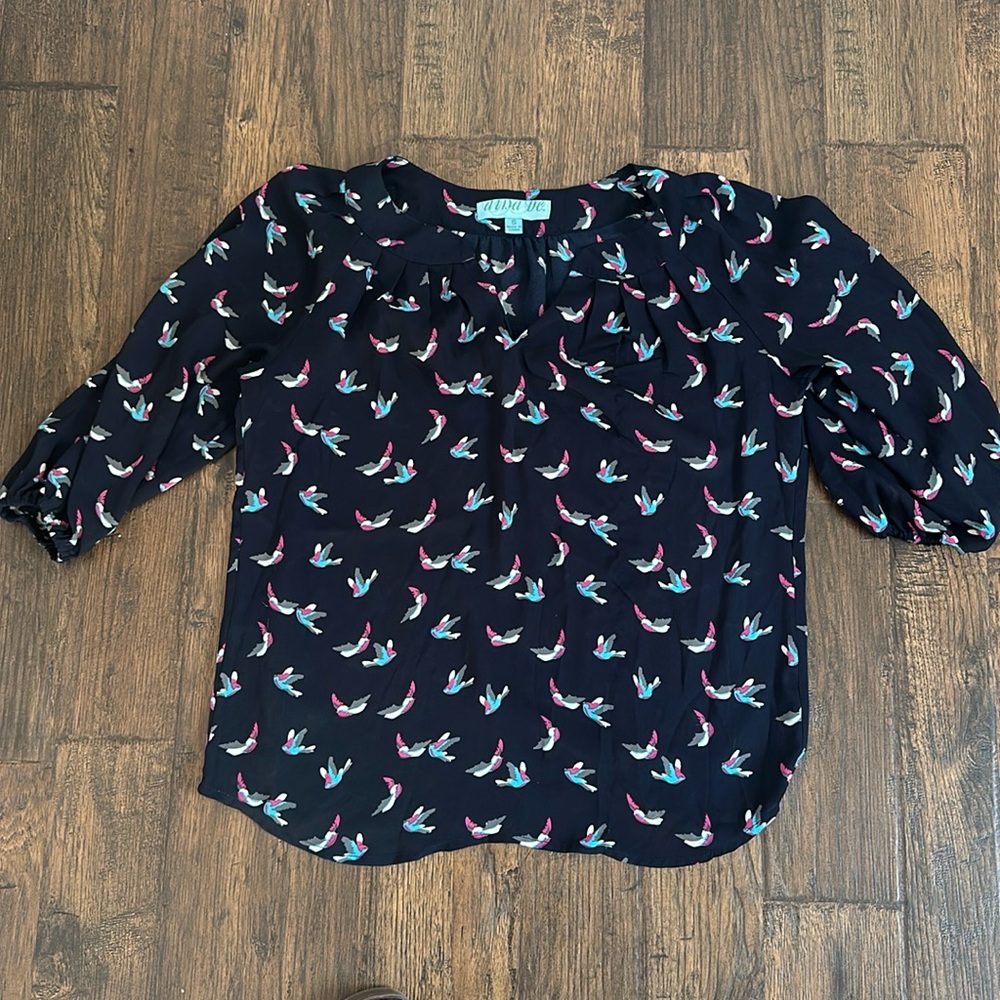 Navy blouse